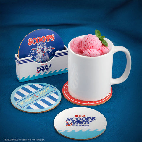 Scoops Ahoy Untersetzer 4er Pack Stranger Things