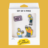 Die Simpsons Ansteck-Pins 4er Set Moe's Tavern