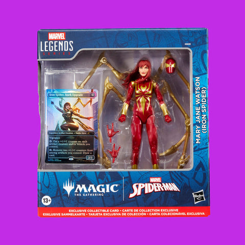 (Pre-Order) Mary Jane Watson (Iron Spider) + exklusive Foil-Karte Magic The Gathering Hasbro Marvel Legends