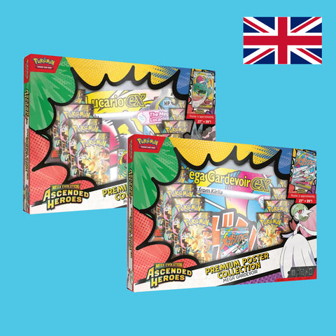 (Pre-Order) NUR 2 PRO KUNDE - Premium-Poster-Collection "Ascended Heroes" (englisch) Pokémon TCG "Mega Evolution"