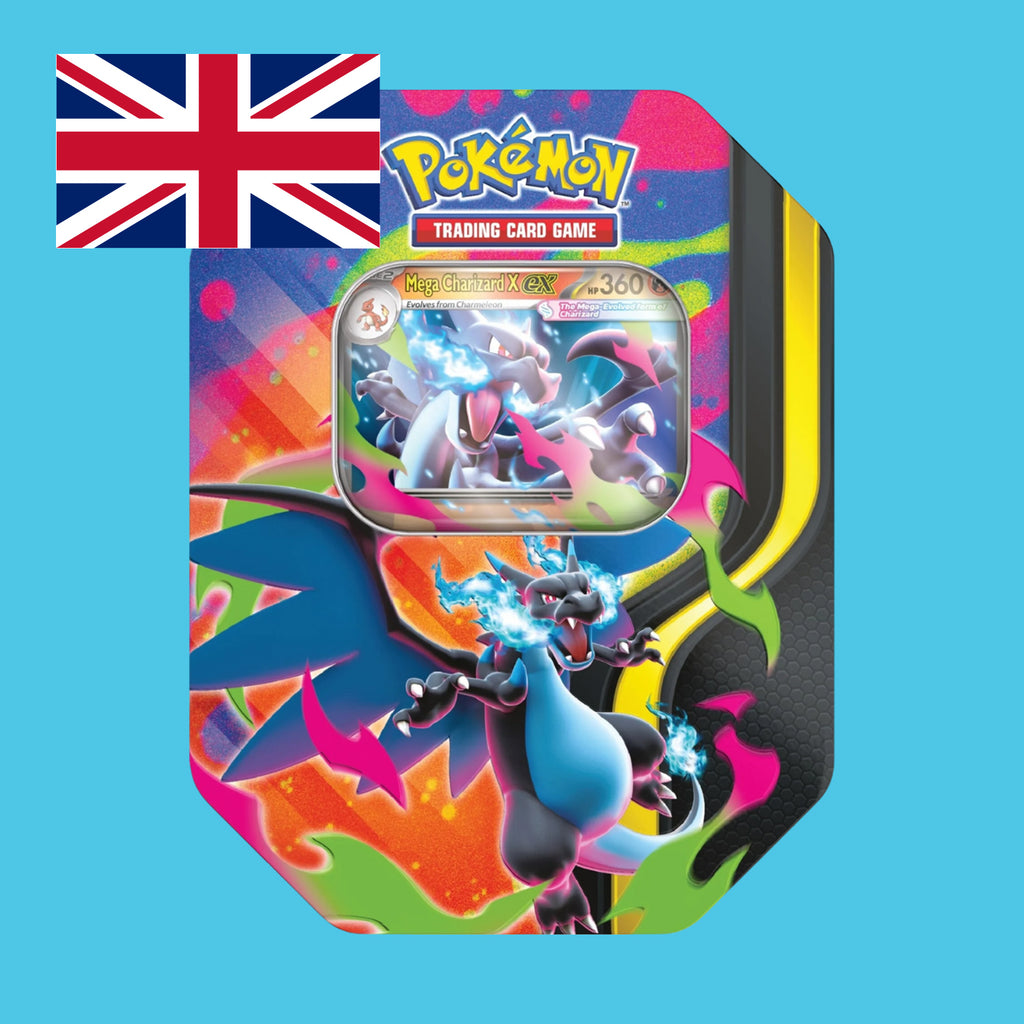 (Pre-Order) NUR 2 PRO KUNDE! Tin Box 126 Charizard X Ex "Ascended Heroes" (englisch) Pokémon TCG "Mega Evolution"