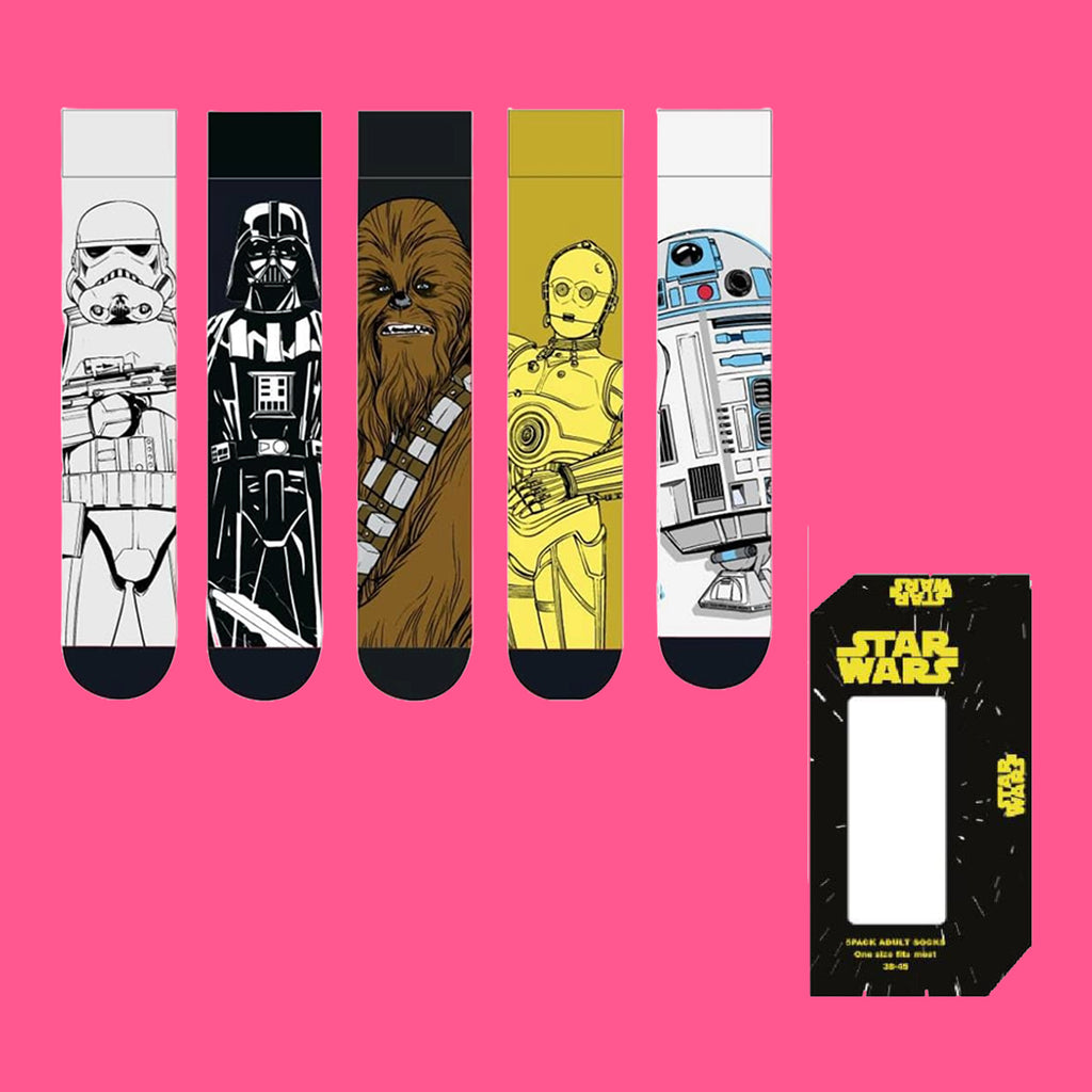Star Wars Classic 5er Pack Socken in Box (Größe 38-45)