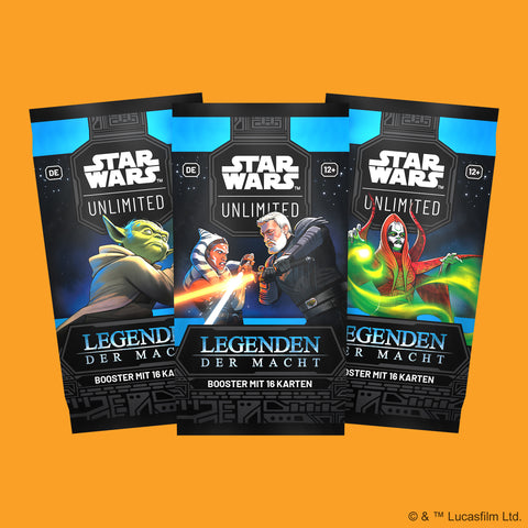 (Pre-Order) Star Wars: Unlimited Legenden der Macht Booster (Deutsch)