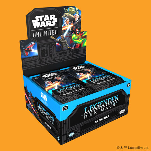 (Pre-Order) Star Wars: Unlimited Legenden der Macht Booster Display (Deutsch)