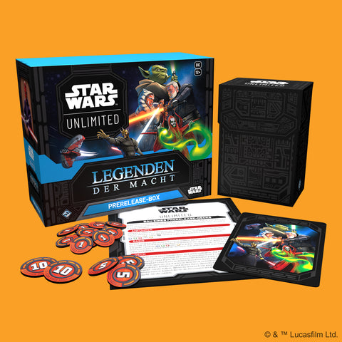 (Pre-Order) Star Wars: Unlimited Legenden der Macht Prerelease-Box (Deutsch)
