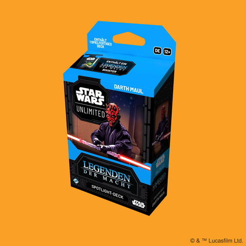(Pre-Order) Star Wars: Unlimited Legenden der Macht Spotlight Deck Darth Maul (Deutsch)