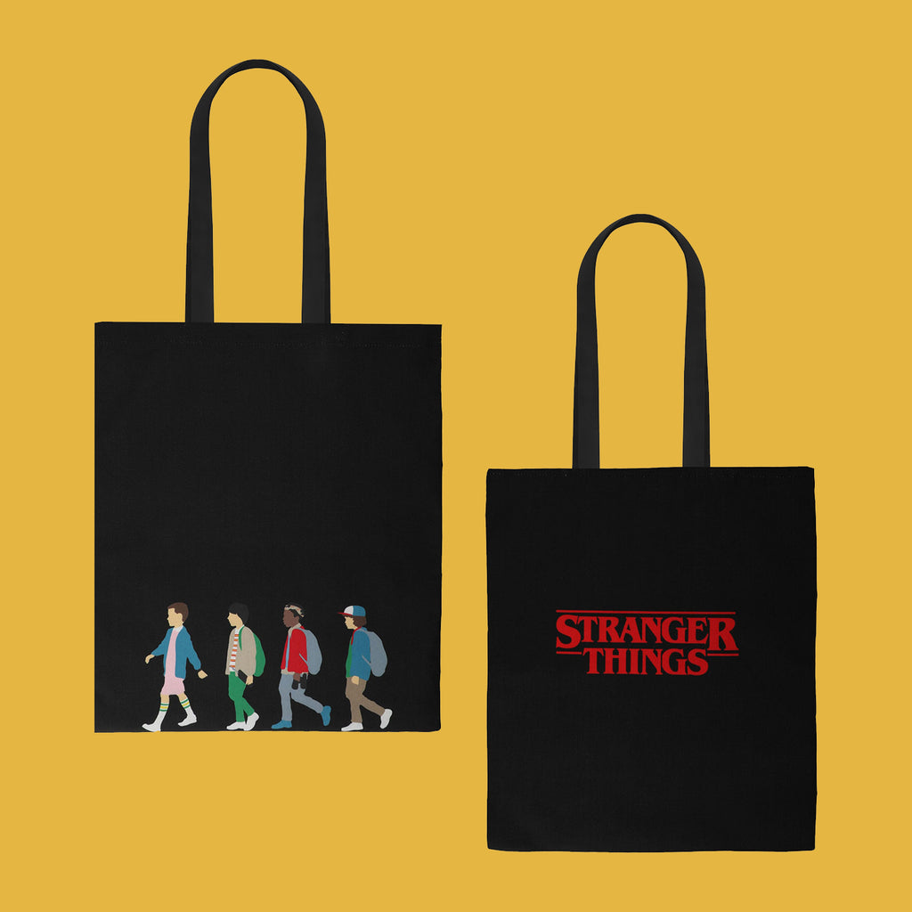 Jutebeutel Logo Stranger Things