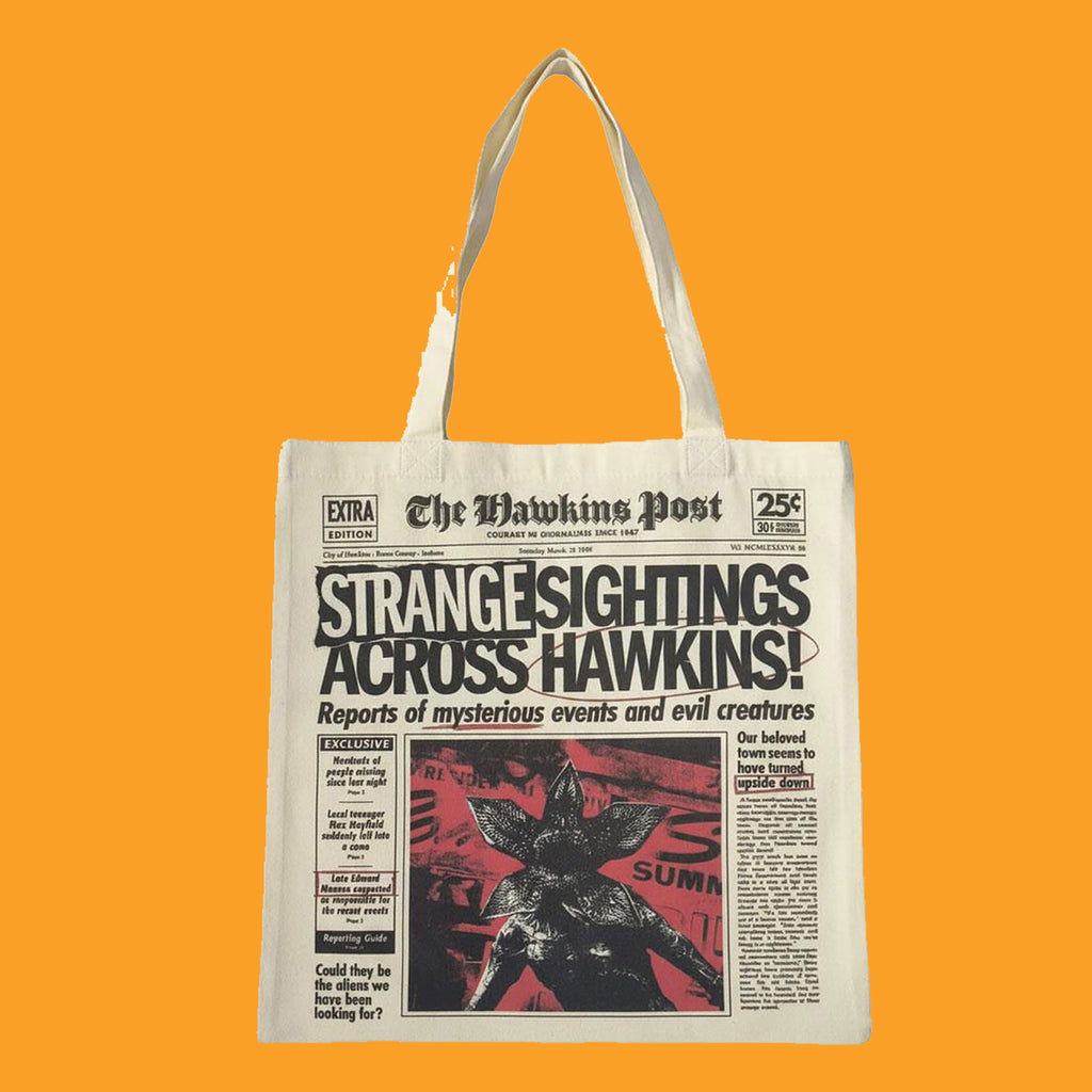 Stranger Things "Newspaper" Tragetasche