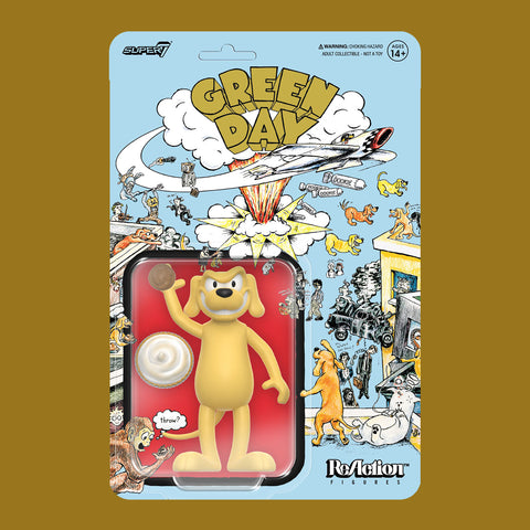 Green Day Dookie Dog Actionfigur (9cm) Reaction / Super 7