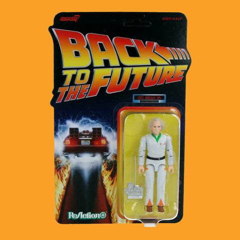Doc Brown 1985 Actionfigur Reaction / Super 7 Back to the Future