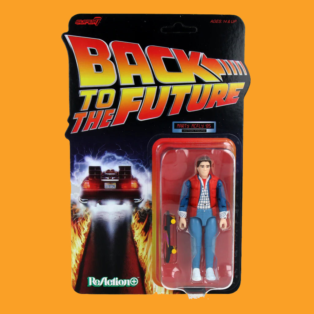 Marty McFly 1985 Actionfigur Reaction / Super 7 Back to the Future