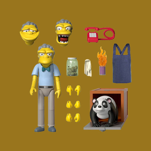 Moe Ultimates Actionfigur Super7 The Simpsons