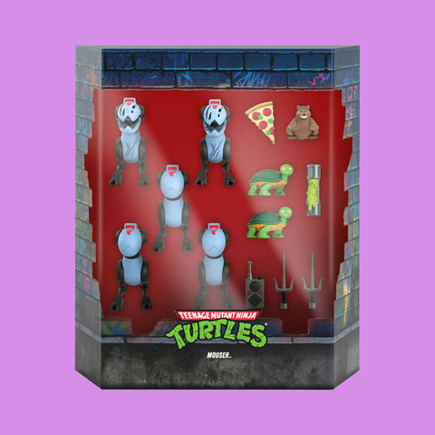 Mousers Ultimates Actionfiguren Set Super7 Teenage Mutant Ninja Turtles