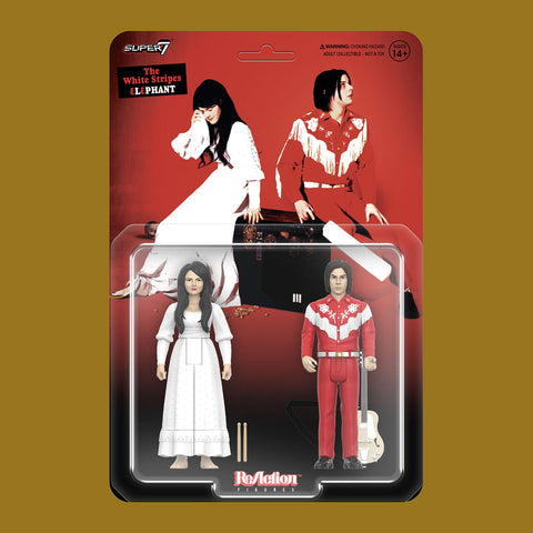 The White Stripes "Elephant" Actionfigur Doppelpack (1cm) Reaction / Super 7