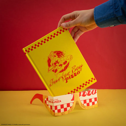 Notizbuch Surfer Boy Pizza Hardcover Stranger Things