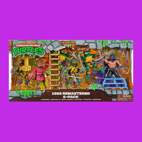(Pre-Order) Teenage Mutant Ninja Turtles Actionfiguren 1988 Remastered Playmates