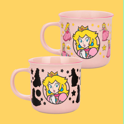 Princess Peach Thermoeffekt Tasse Super Mario