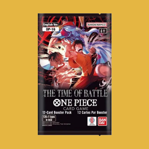 One Piece Card Game OP-16 The Time of Battle Booster einzeln (Englisch)