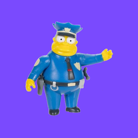 Chief Wiggum Minifigur 6cm Jakks Pacific Die Simpsons