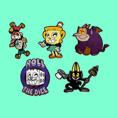 (Pre-Order) Cuphead Pins Set