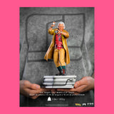 Doc Brown Art Scale Statue Iron Studios Back to the Future