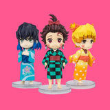 Sumiko, Zenko, Inoko Figuarts Mini Actionfiguren Set Tamashii Nations Demon Slayer: Kimetsu No Yaiba