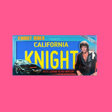 Licence Plate Prop Replica Doctor Collector Knight Rider