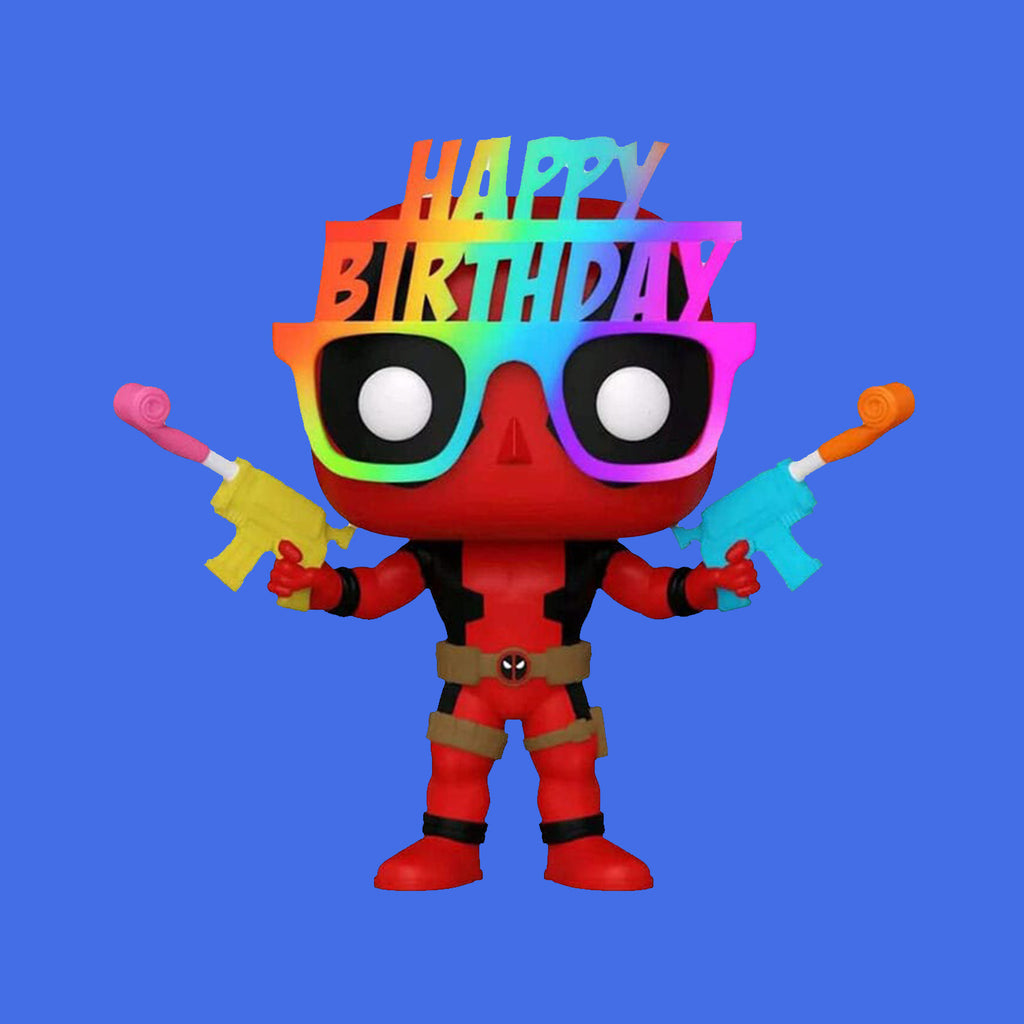 Birthday Glasses Deadpool Funko Pop! (783) Marvel Deadpool