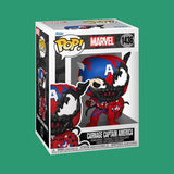 (Pre-Order) Carnage Captain America Funko Pop! (1436) Marvel Carnageized