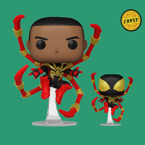 (Pre-Order) Miles Morales Iron Spider Chase Bundle Funko Pop! (1448) Marvel Spider-Man Comics