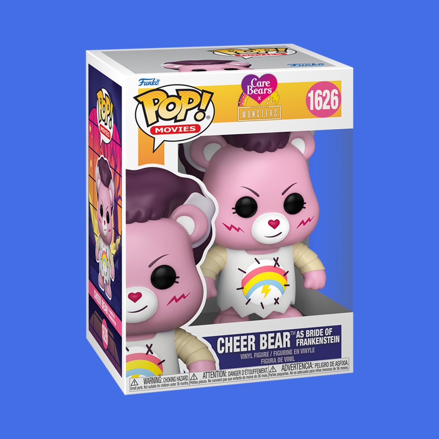 Cheer Bear as Bride of Frankenstein Funko Pop! (1626) Care Bears X Uni –  Nerdy Terdy Gang