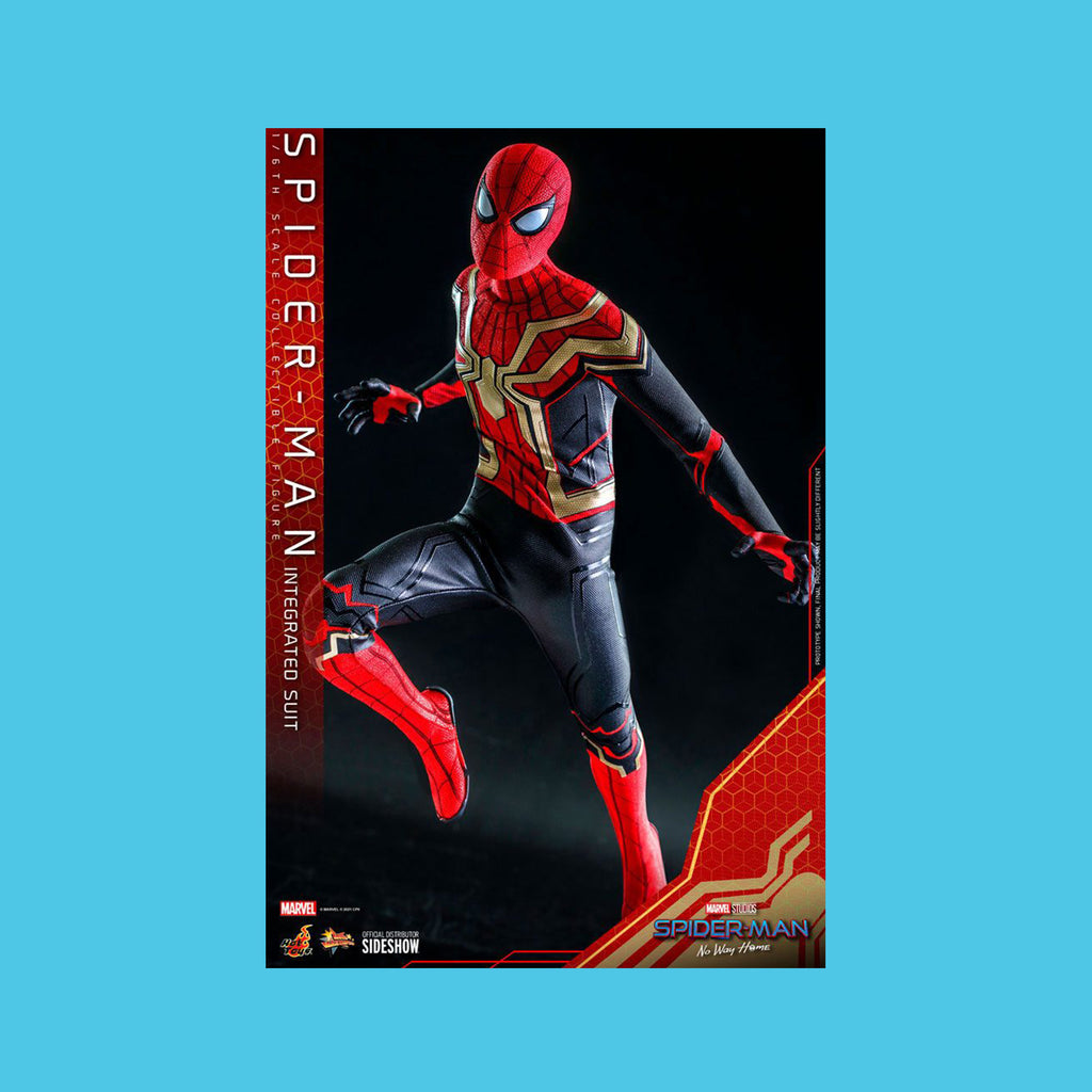 Hot Toys Marvel Spider-Man: Far From Home Movie Masterpiece Action Figure  1/6 Spider-Man (Integrated Suit) 29cm