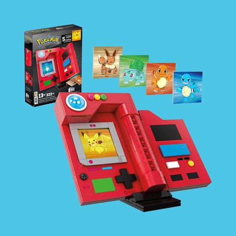 (Ausgepackt + aufgebaut) MEGA Kanto-Region Pokédex Mattel Pokémon