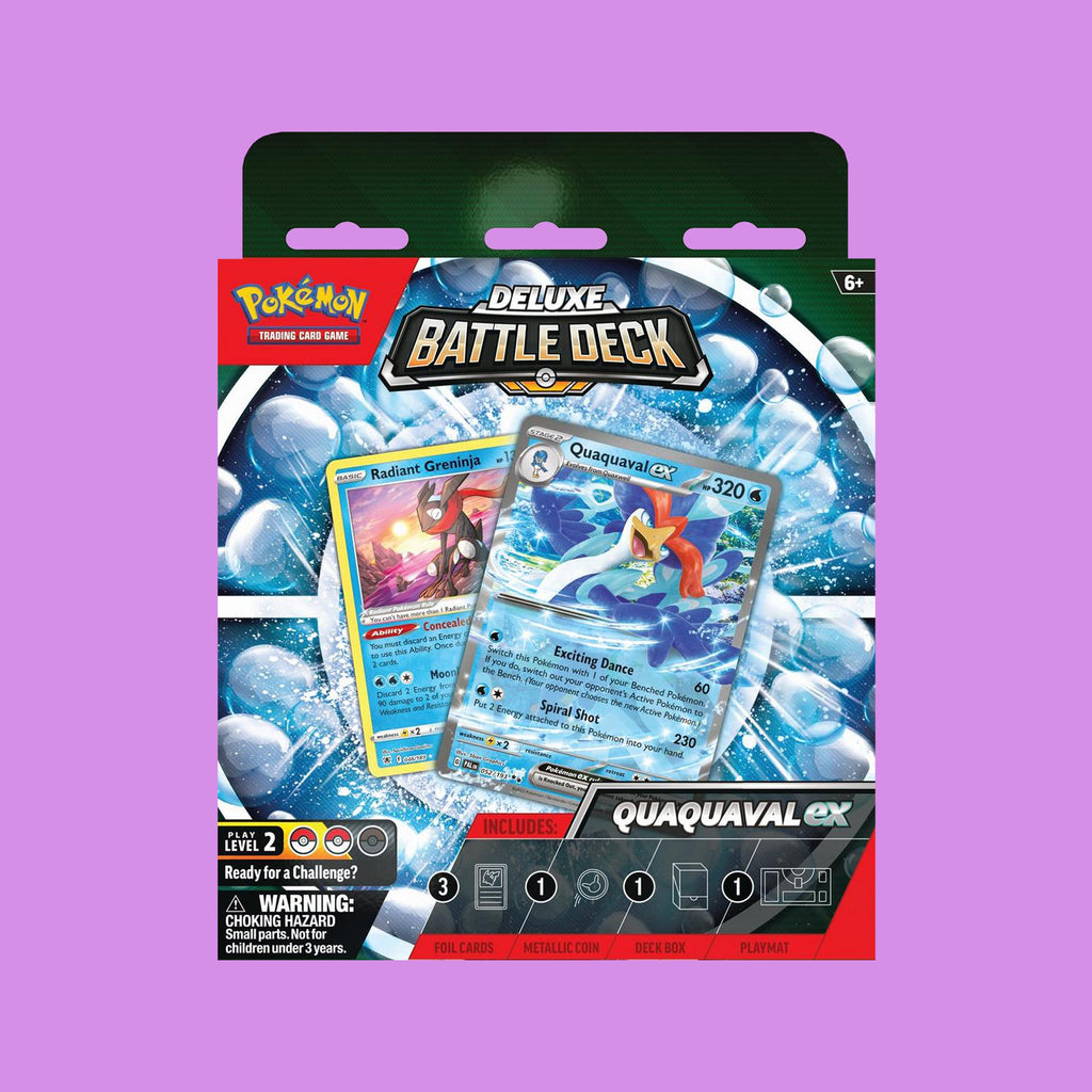 Pokémon Deluxe Battle Deck Quaquaval ex Trading Card Game (Englisch)
