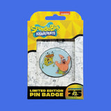 Spongebob and Patrick Bubble Pin Badge Fanattik Spongebob Schwammkopf (Limited Edition)