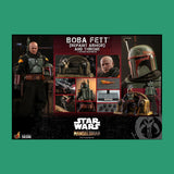 Hot Toys Boba Fett and Throne 1/6 Actionfigur Star Wars: The Mandalorian