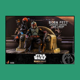 Hot Toys Boba Fett and Throne 1/6 Actionfigur Star Wars: The Mandalorian