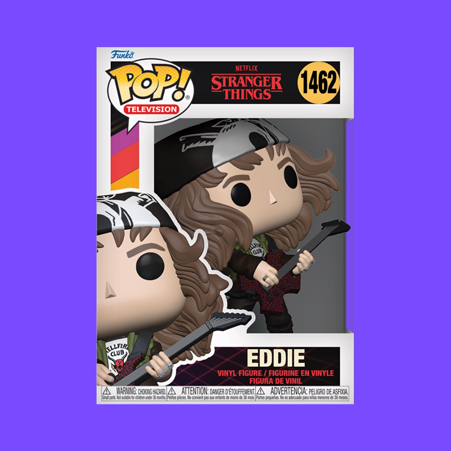 Hunter Eddie Funko Pop! (1462) Stranger Things – Nerdy Terdy Gang