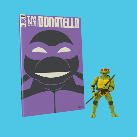 Donatello BST AXN IDW Actionfigur & Comic Teenage Mutant Ninja Turtles