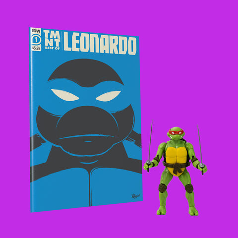 Leonardo BST AXN IDW Actionfigur & Comic Teenage Mutant Ninja Turtles