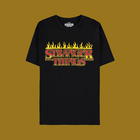 Stranger Things T-Shirt Fire Logo