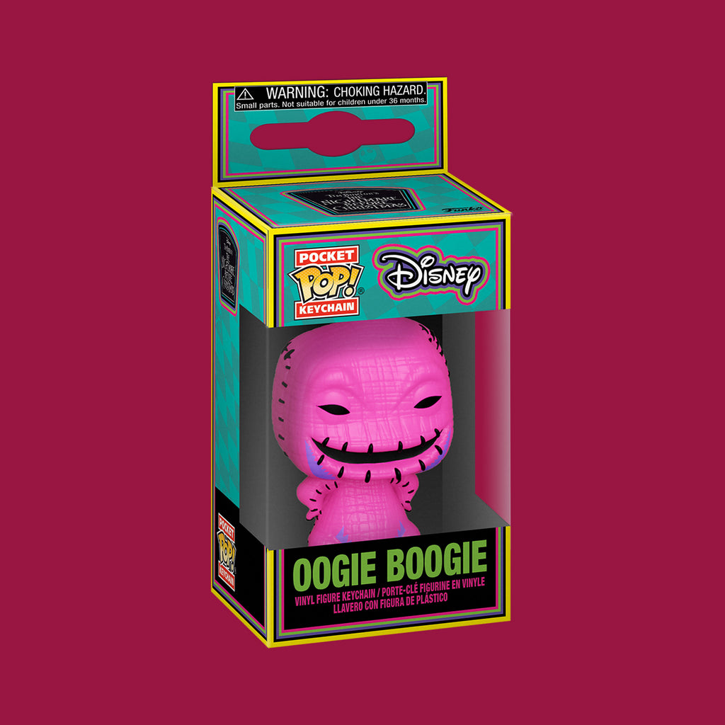 Oogie Boogie (Blacklight) Funko POP Figur Schlüsselanhänger Disney