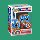 Gingerbread Captain America Funko Pop! (933) Marvel Holiday