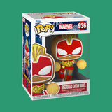 Gingerbread Captain Marvel Funko Pop! (936) Marvel Holiday