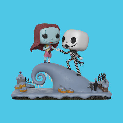 Under the moonlight 2er-Pack Jack & Sally Funko Pop! Movie Moments (458) Disney Nightmare Before Christmas