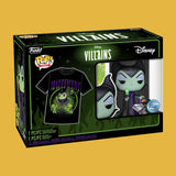 Disney Villains: Maleficent T-Shirt + Exclusive Funko Pop! (Funko Pop! & Tee)