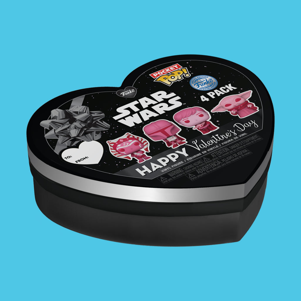 Star Wars: The Mandalorian Valentinesday Funko Pocket Pop! 4-Pack
