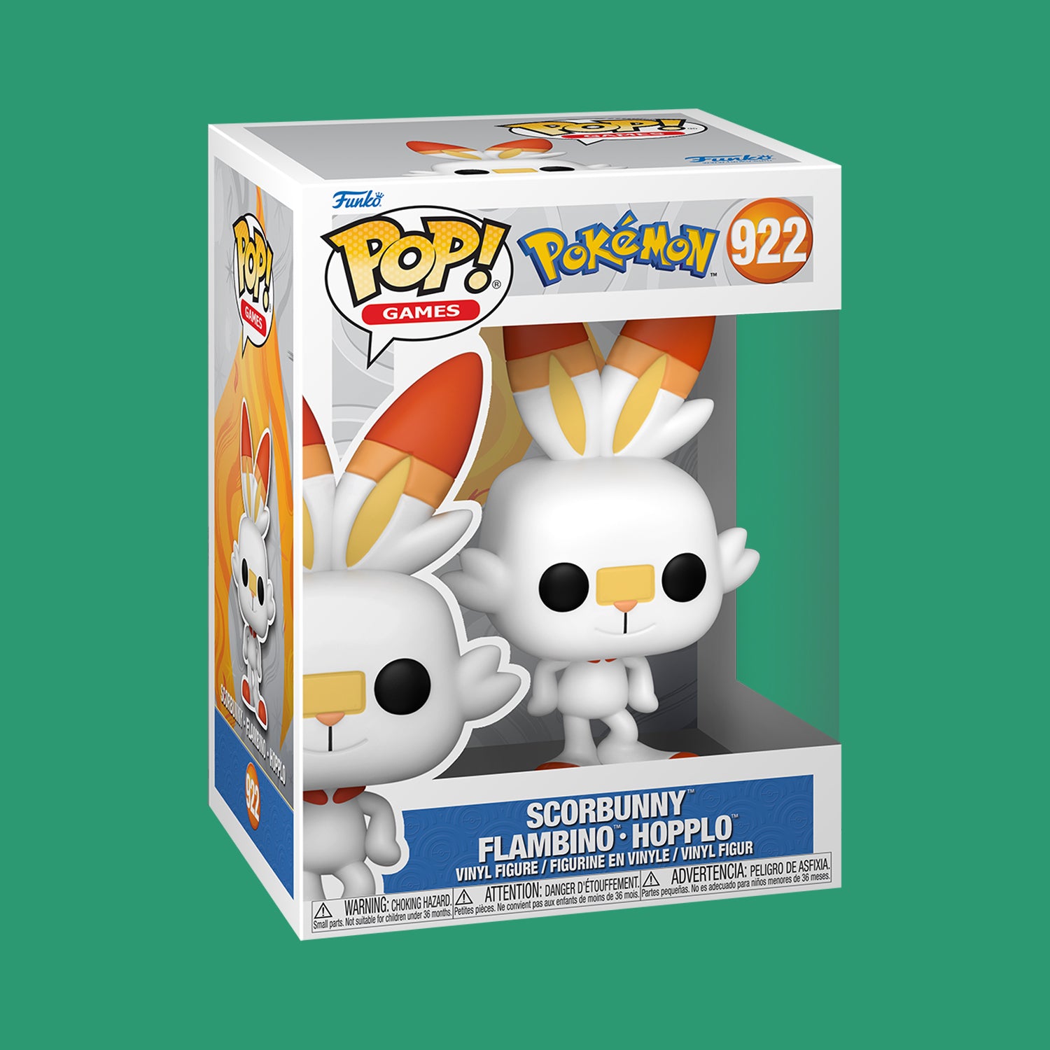 Scorbunny / Hopplo Funko POP! Figur (922) Pokémon – Nerdy Terdy Gang
