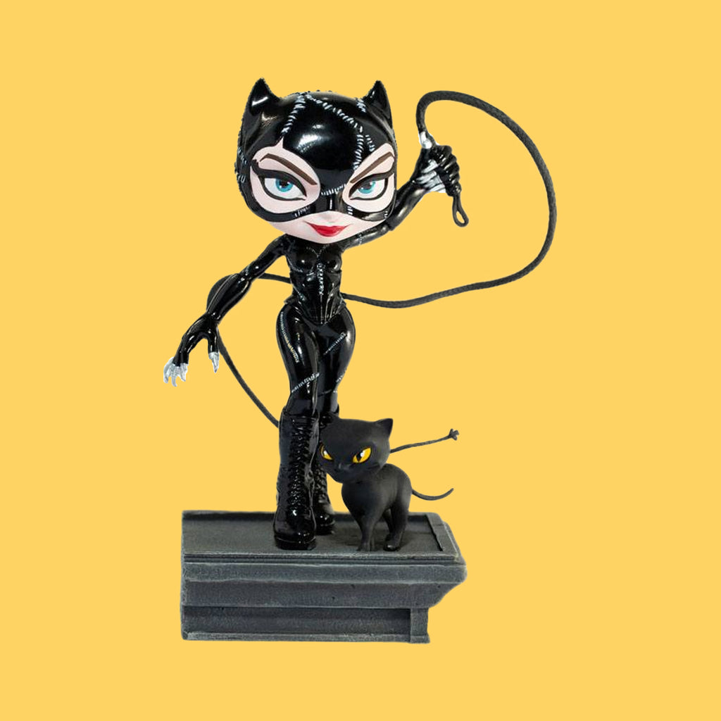 Catwoman Mini Deluxe Figur Iron Studios Dc Comics Batman Returns