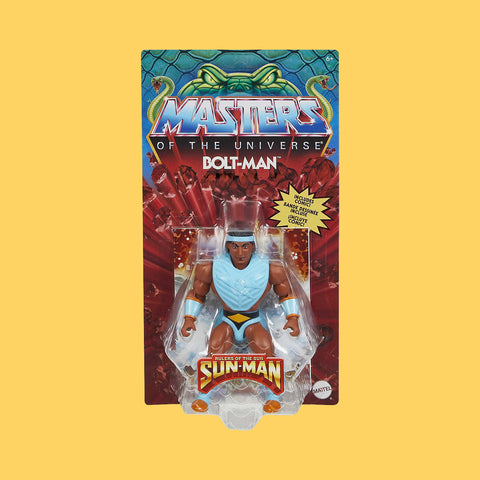 Bolt-Man (Mini Comic) Origins Actionfigur Mattel Masters Of The Universe